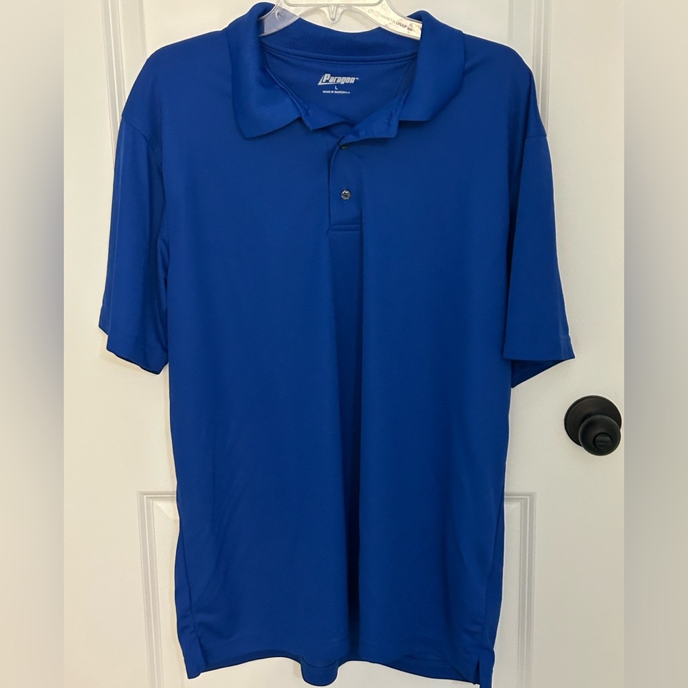 NEW Paragon Men’s Polo Shirt Blue Size Large NWT